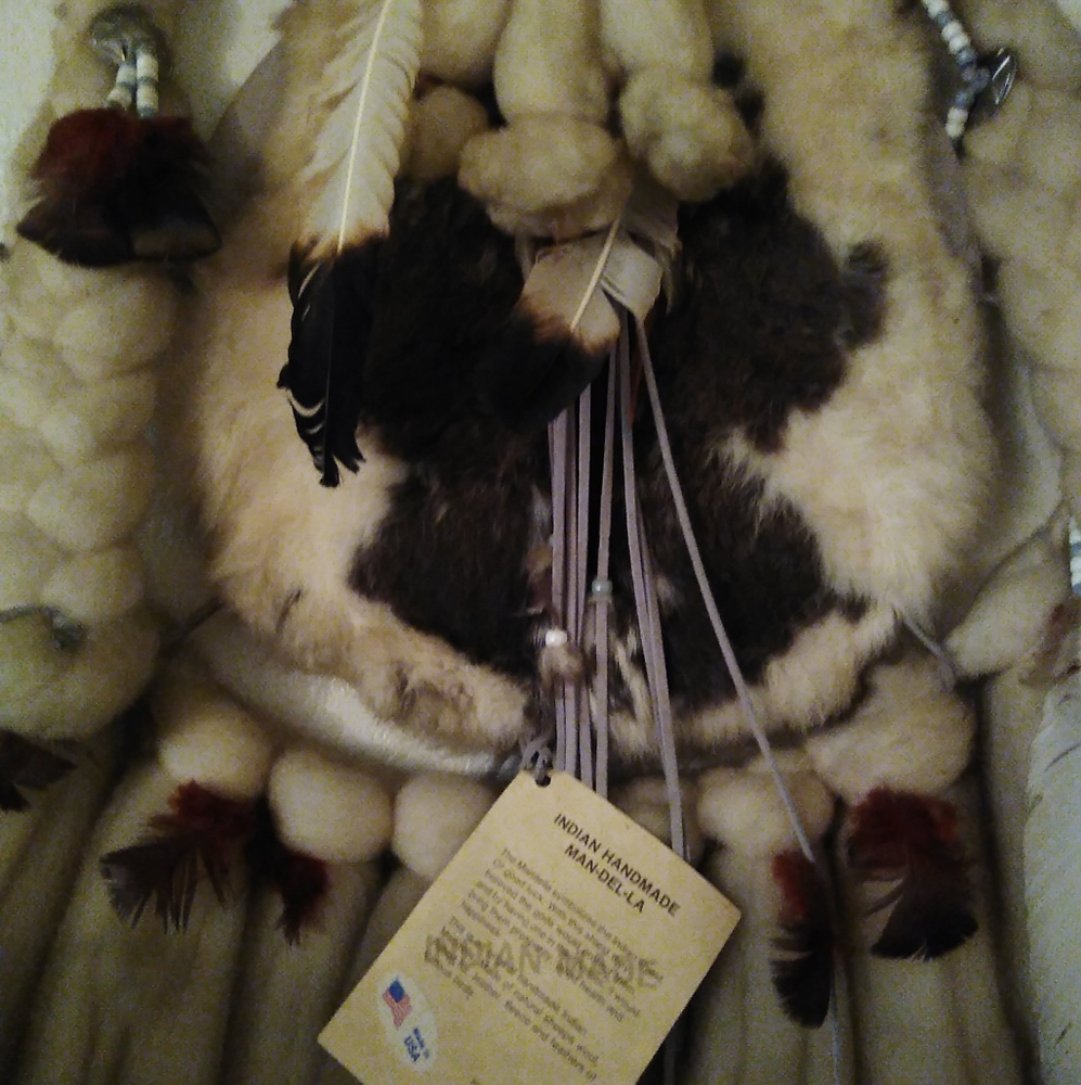 And authentic handmade Indian Mandela